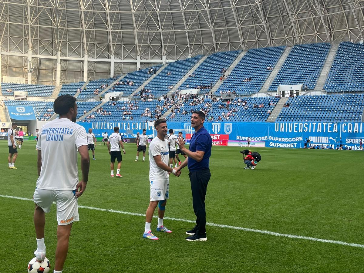 Craiova - Voluntari, imagini înainte de meci