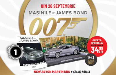 Gazeta Sporturilor îți aduce în premiera Masinile lui James Bond!