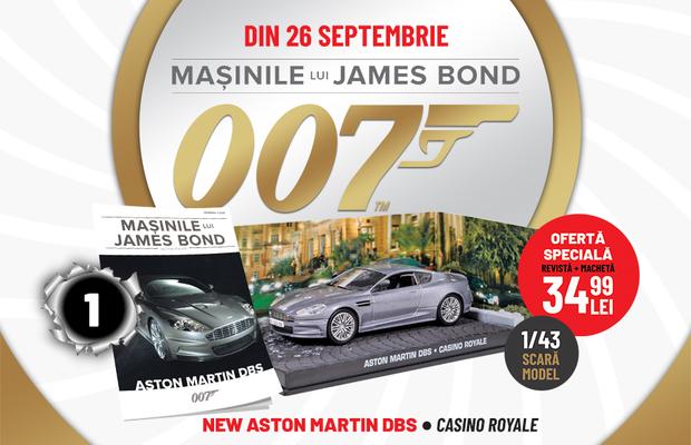 Gazeta Sporturilor îți aduce în premiera Masinile lui James Bond!