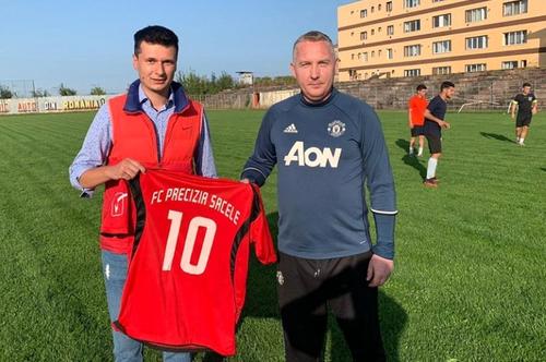 Tiberiu Ghioane, la Precizia Săcele // Foto: Opinia Săceleană