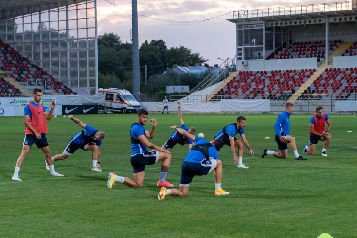 Slovan Liberec a efectuat antrenamentul oficial înaintea meciului cu FCSB