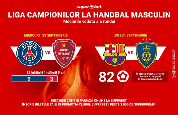 Săptămâna bătăliilor franco-germane în Liga Campionilor la handbal masculin