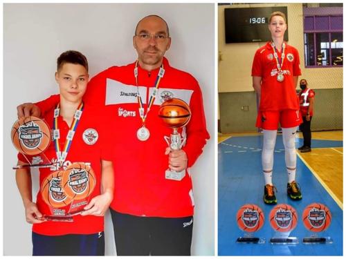 Luca Illes și antrenorul Zeljko Bubanja