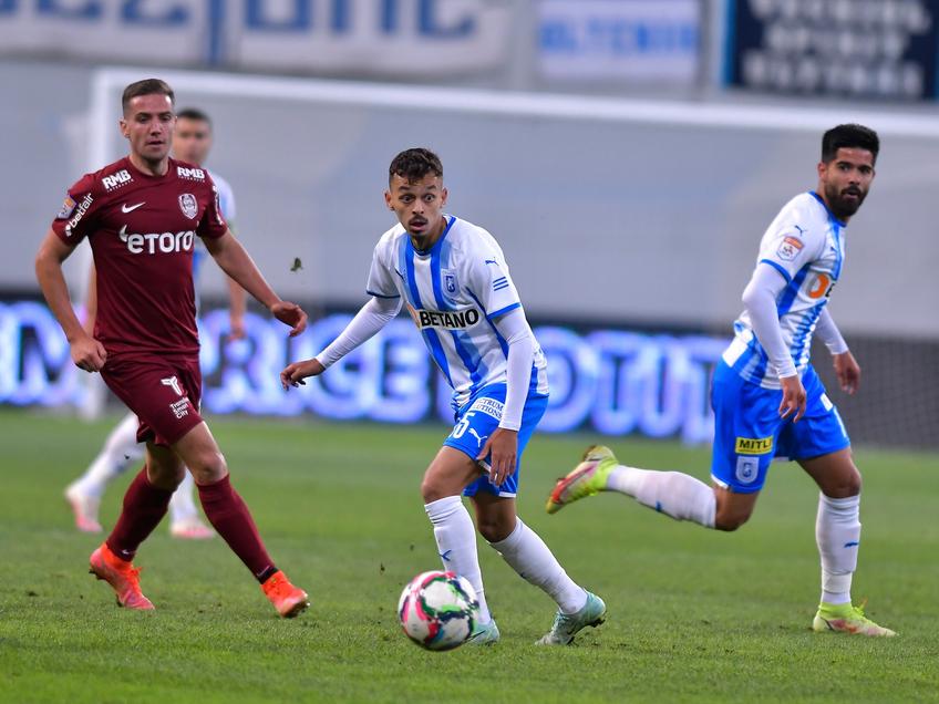 CSU Craiova a învins-o pe CFR Cluj, scor 1-0, în „16”-imile Cupei României.