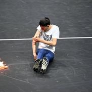 Un activist și-a dat foc pe teren, în prima zi de la Laver Cup / foto: Imago