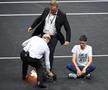 Un activist și-a dat foc pe teren, în prima zi de la Laver Cup / foto: Imago