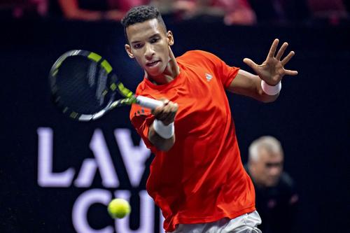Felix Auger Aliassime, victorios pe teren propriu Foto Imago