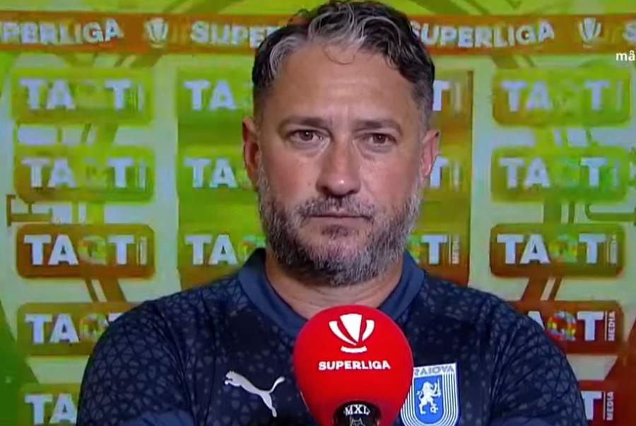 Dragoș Bon Antrenorul Craiovei, primele explicații pentru jocul modest prestat în fața rivalei: „E îngrijorător! Cred că asta s-a întâmplat”