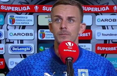 Bancu acuză arbitrajul: „Am văzut henț la golul lor! VAR-ul nu intervine niciodată pentru Craiova”