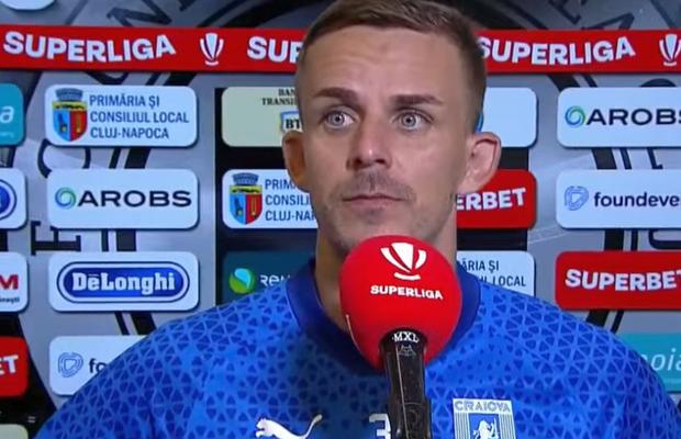 Bancu acuză arbitrajul: „Am văzut henț la golul lor! VAR-ul nu intervine niciodată pentru Craiova”