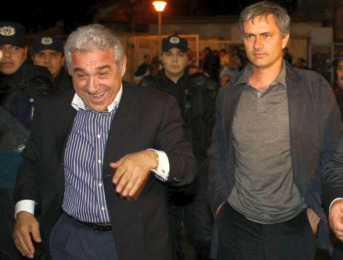 Jose Mourinho, relație specială cu familia Becali