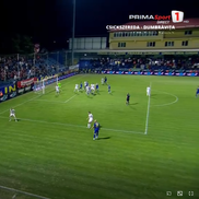 Unirea Slobozia - Rapid, foto: captură de ecran Prima Sport