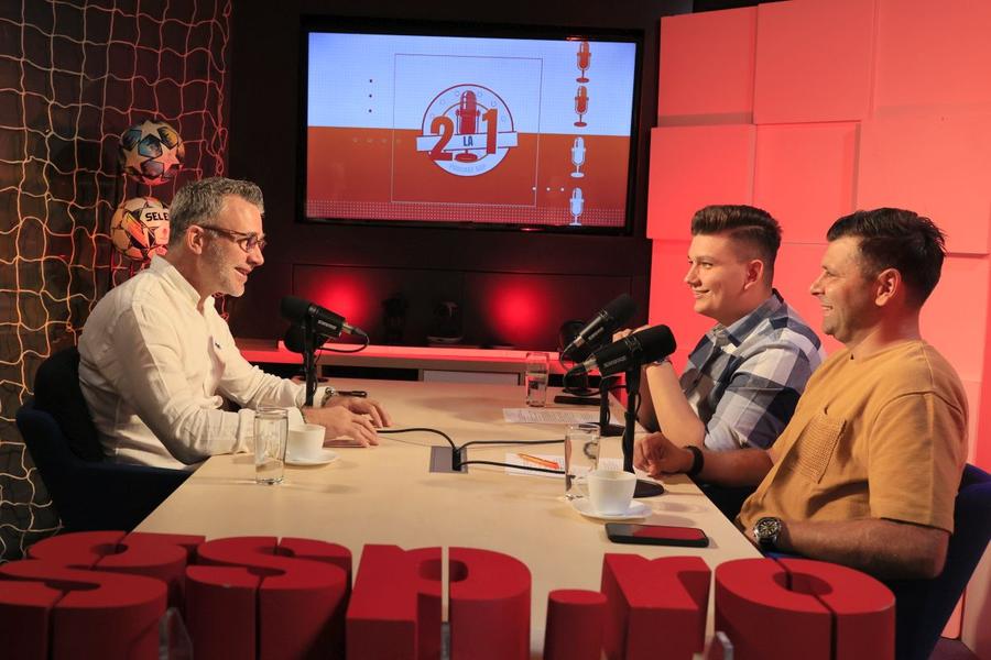 Justin Ștefan la podcastul GSP „2 la 1”, foto: Cristi Preda (GSP.ro) „Sunt pregătit să fiu președintele LPF!” » După Dani Coman, un alt conducător anunță în ce condiții candidează: „Acesta e formatul la care m-am gândit pentru Liga 1”