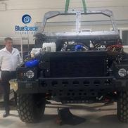 Cum arată VLAH, primul blindat 4x4 produs în România // foto: Blue Space Technology