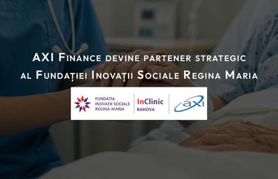 Fundația Inovații Sociale Regina Maria are un nou partener strategic în sănătate: AXI Finance susține InClinic Rahova