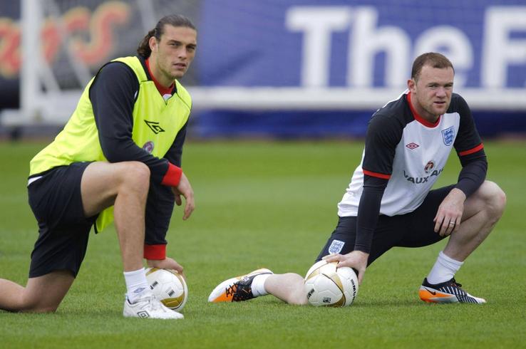 Andy Carroll și Wayne Rooney/ Foto: Imago