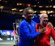 Yannick Noah și Andre Agassi - antrenamente Laver Cup 2026 Foto: Ben Solomon/Laver Cup