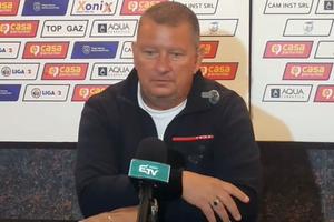 Ionuț Chirilă l-a făcut praf la debut, după a șaptea înfrângere în Liga 2: „E excepțional, dar m-a costat două goluri!”