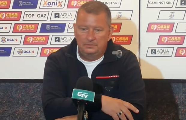 Ionuț Chirilă l-a făcut praf la debut, după a șaptea înfrângere în Liga 2: „Fotbalist excepțional. M-a costat două goluri!”