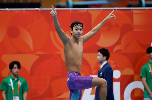 Zhang Zhanshuo la finalul cursei de 200 m liber FOTO Imago Images