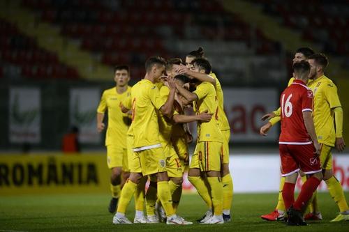 România U21 a câștigat ultimul meci disputat, 4-1 cu Malta U21