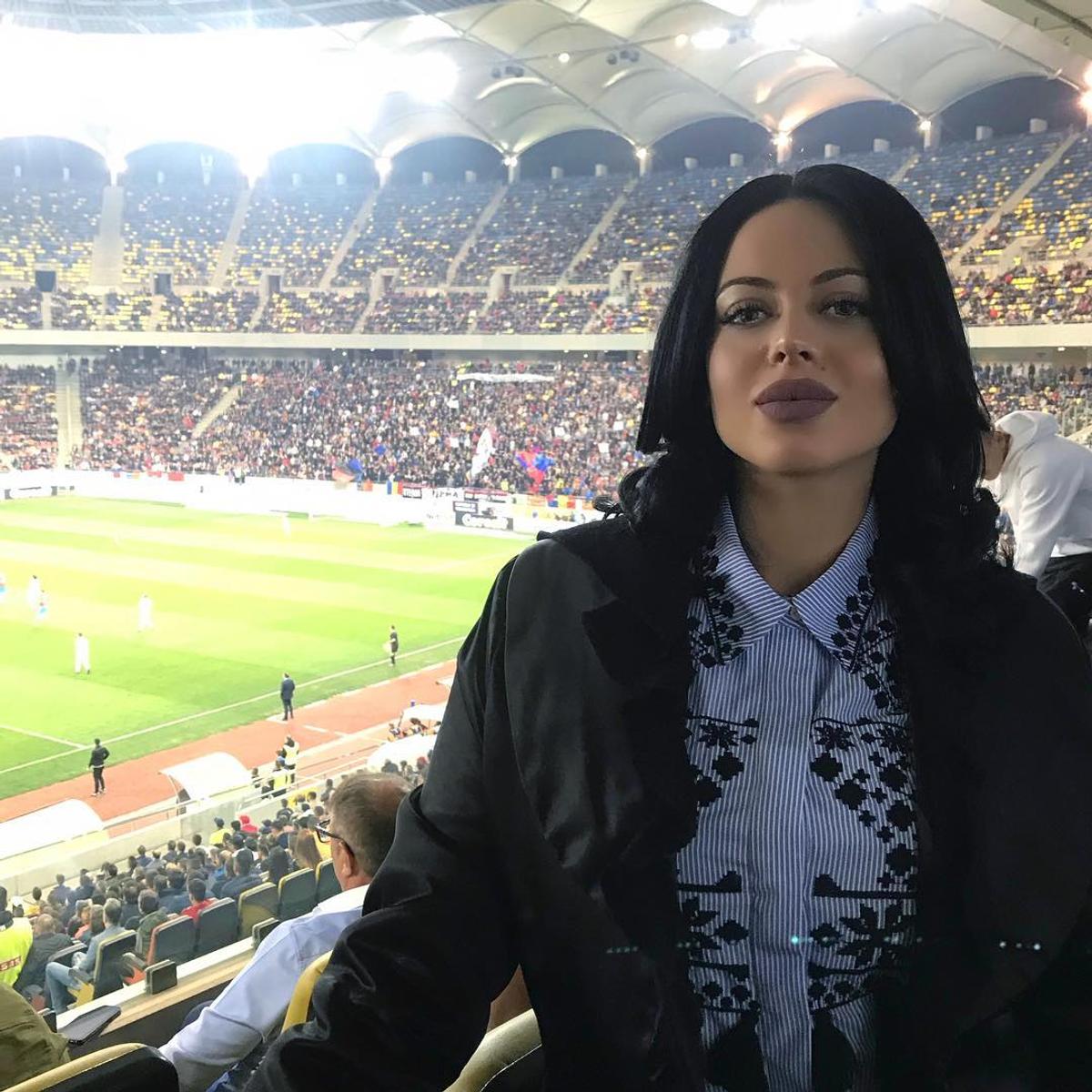 Maria Ceaușilă, în tribune la CSU Craiova - FCSB