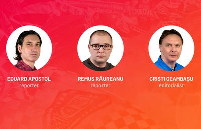 Vocile Gazetei » Dinamo - Rapid, comentat live de Eduard Apostol, Remus Răureanu și Cristian Geambașu