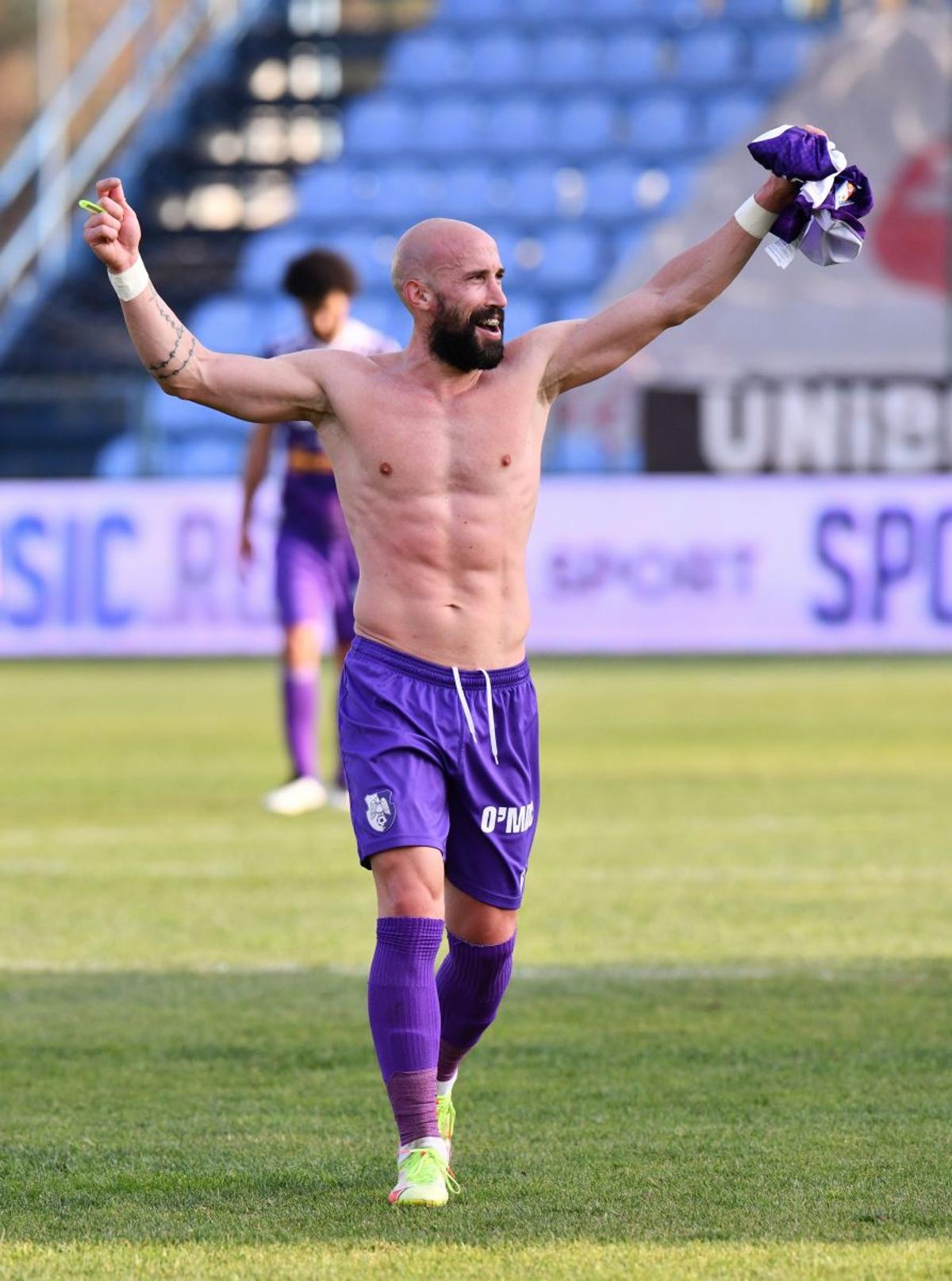 FC Voluntari - FC Argeș 0-2. Alb-violeții opresc seria de invincibilitate a ilfovenilor! Clasamentul actualizat