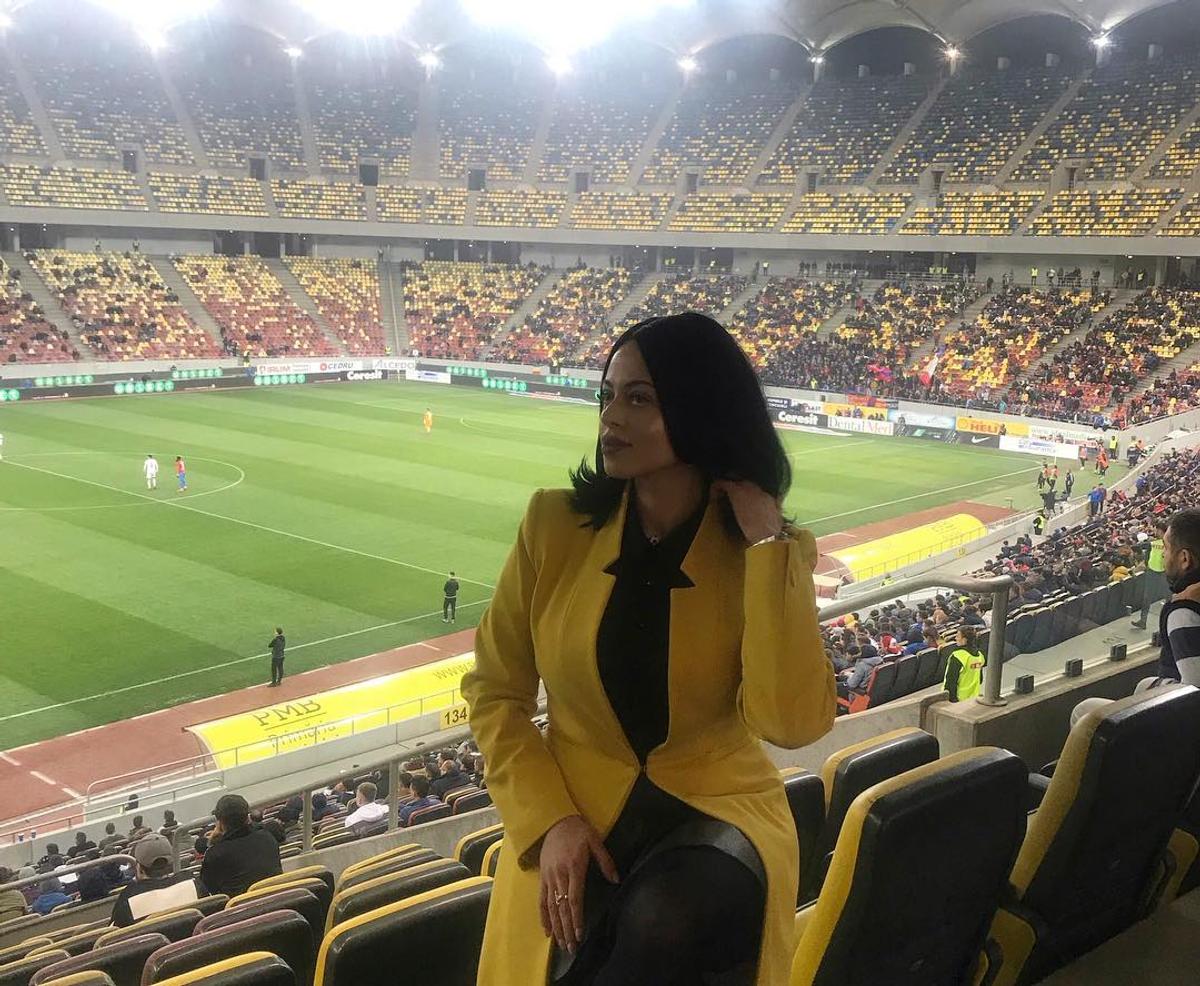 Maria Ceaușilă, în tribune la CSU Craiova - FCSB