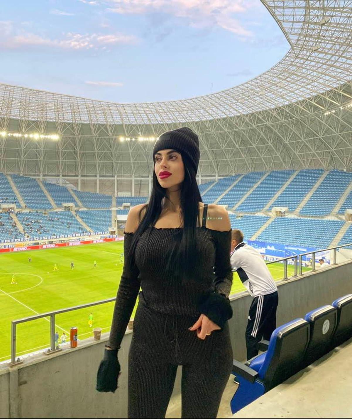 Maria Ceaușilă, în tribune la CSU Craiova - FCSB