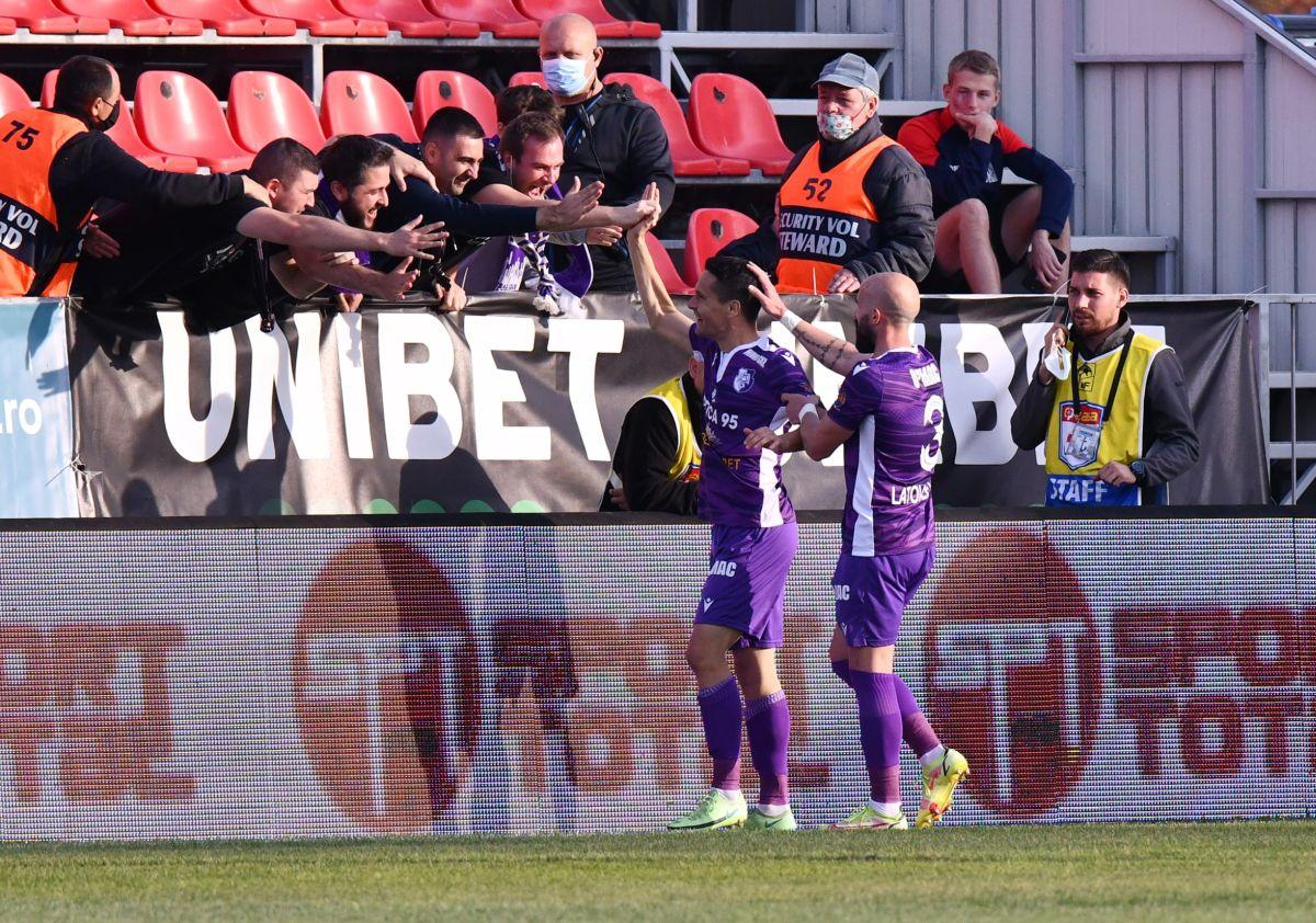 FC Voluntari - FC Argeș 0-2. Alb-violeții opresc seria de invincibilitate a ilfovenilor! Clasamentul actualizat