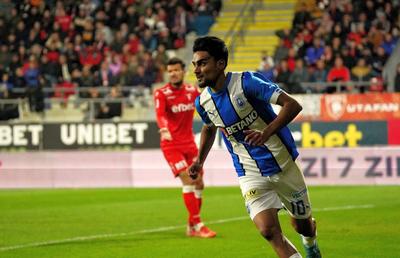 UTA - Universitatea Craiova 1-2. Baiaram la Arad: oltenii au revenit de la 0-1, ajutați și de omul în plus. Lui Poenaru i s-a cerut demisia
