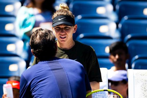 Simona Halep și Patrick Mouratoglou, foto: Imago