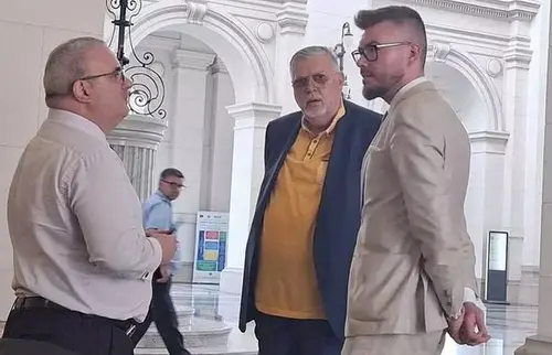Virgil Boglea, în dreapta imaginii