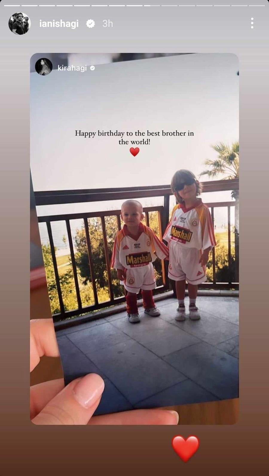Foto: Instagram Ianis Hagi a primit un mesaj special de ziua lui: „Voi fi pentru totdeauna cel mai mare fan al tău! Te iubesc!”