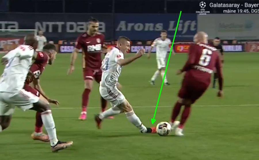 FOTO: Captură TV @Digi Sport 1 CFR Cluj a ratat șansa de a pune presiune pe FCSB » Oțelul lui Dorinel Munteanu, de netrecut! Clasamentul ACUM