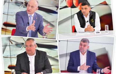 Patru dezbateri eveniment în studioul GSP! Mircea Geoană, George Simion, Nicolae Ciucă și Marcel Ciolacu au fost la „Prietenii lui Ovidiu”