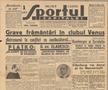 „Grave frământări în cluul Venus” titra „Sportul Capitalei”