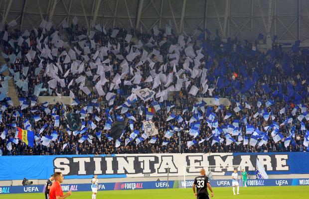 Momente speciale în Bănie: ce scenografie au pregătit oltenii pentru partida cu Noah, după ce s-au dat în stambă la adresa UEFA