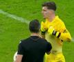 Ștefan Târnovanu, moment delicat în prima repriză cu „bătăușul” de la Bologna » I-a arătat obrazul