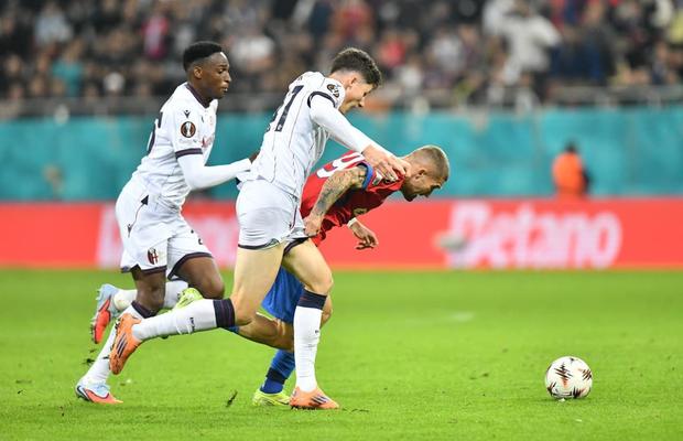 Daniel Bîrligea, furios după FCSB - Bologna 1-2: „În Europa nu prea ne ajută, poate suntem obișnuiți cu arbitrajul din România”