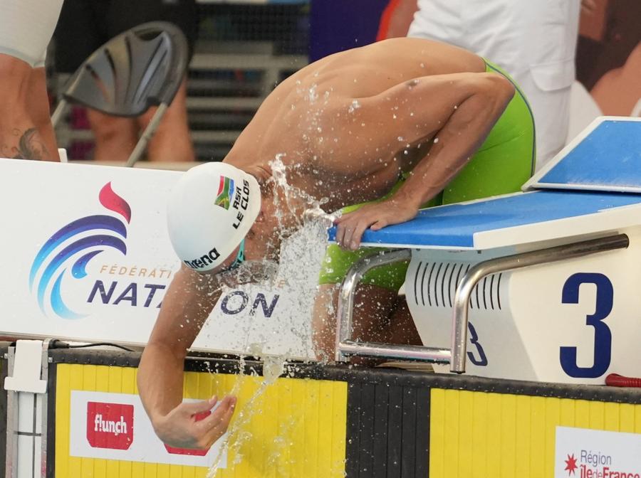 Chad Le Clos și ritualul său care semănă cu al altor înotători FOTO Imago Images Motivul incredibil pentru care înotătorii gustă apa înainte de a plonja în bazin: „Acesta este semnalul”