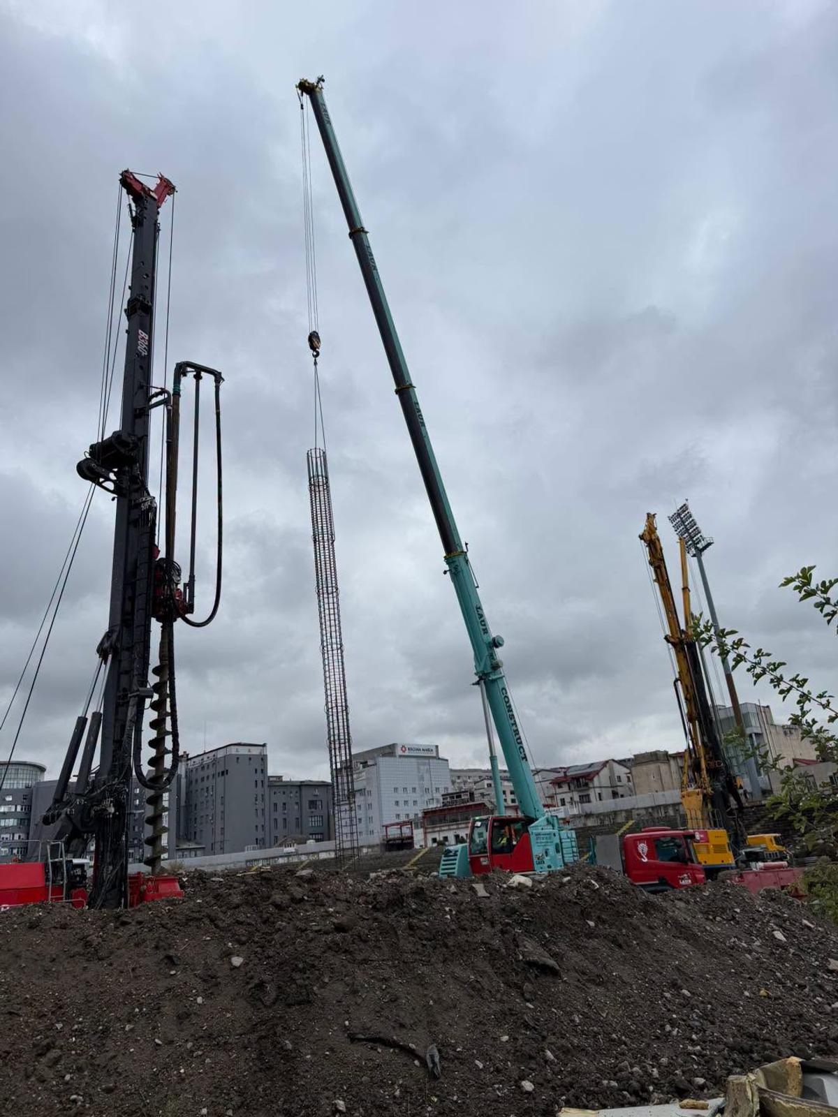 Detalii și imagini la zi de pe șantierul stadionului Dinamo: „O etapă foarte importantă”
