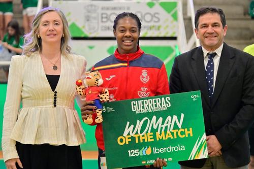 Danila So Delgado, jucătoarea meciului Spania - Japonia/Foto: Facebook (Real Federacion Espanola de Balonmano)