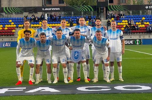 Bancu, numărul 11, și Mora, numărul 17, l-au impresionat pe Gabi Balint/ foto: Facebook @Universitatea Craiova