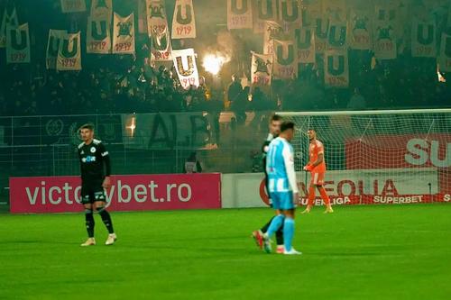 Corvinul - U Cluj, în etapa a 13-a din Superliga // foto: U Cluj Facebook