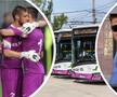 Călin Tiuț, fost la FC Botoșani și CFR Cluj, e șofer pe autobuz în Cluj / Fotomontaj Diana Vasilescu