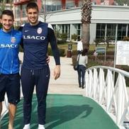 Călin Tiuț la FC Botoșani, alături de Neluț Roșu / Sursă foto: Facebook