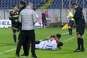 Decizie de neînțeles la Botoșani: talpă în față sub ochii arbitrului, dar nu a fost eliminat!