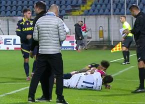 Decizie de neînțeles la Botoșani: talpă în față sub ochii arbitrului, dar nu a fost eliminat!